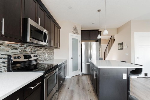 181 Diamondstone Ridge, Fort Mcmurray, AB - Indoor Photo Showing Kitchen With Stainless Steel Kitchen With Upgraded Kitchen
