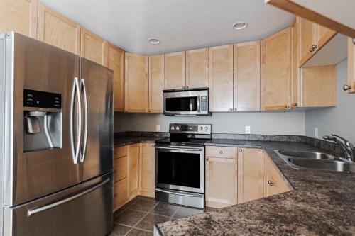 100 Honeysuckle Way, Fort Mcmurray, AB - Indoor Photo Showing Kitchen With Double Sink
