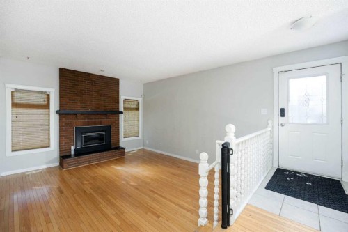 189 Farrell Crescent, Fort Mcmurray, AB - Indoor Photo Showing Living Room With Fireplace