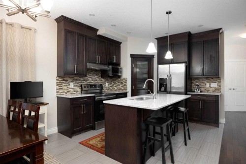 157 Coniker Crescent, Fort Mcmurray, AB - Indoor Photo Showing Kitchen With Upgraded Kitchen