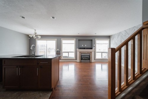 205 Diamondstone Ridge, Fort Mcmurray, AB - Indoor With Fireplace