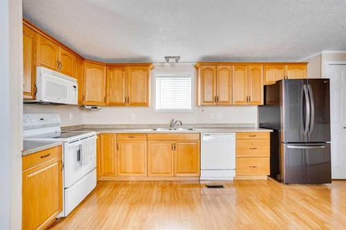 101 Clausen Crescent, Fort Mcmurray, AB - Indoor Photo Showing Kitchen With Double Sink