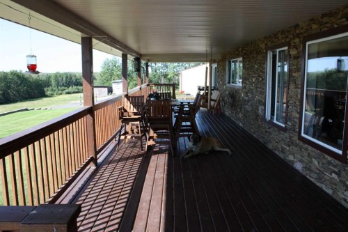 67305 144A Range Road, Lac La Biche, AB - Outdoor With Deck Patio Veranda With Exterior