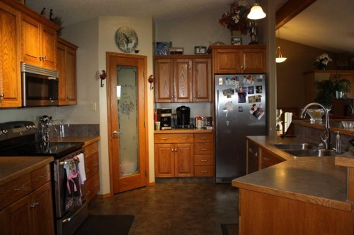 67305 144A Range Road, Lac La Biche, AB - Indoor Photo Showing Kitchen With Double Sink