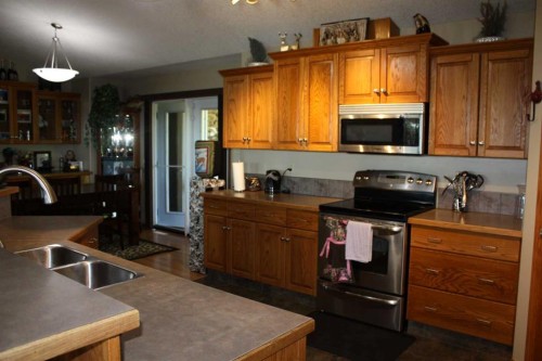 67305 144A Range Road, Lac La Biche, AB - Indoor Photo Showing Kitchen With Double Sink