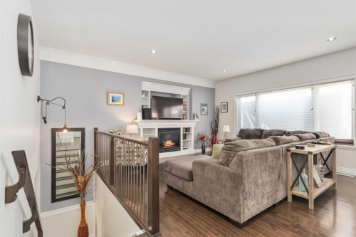 495 Killdeer Way, Fort Mcmurray, AB - Indoor Photo Showing Living Room With Fireplace