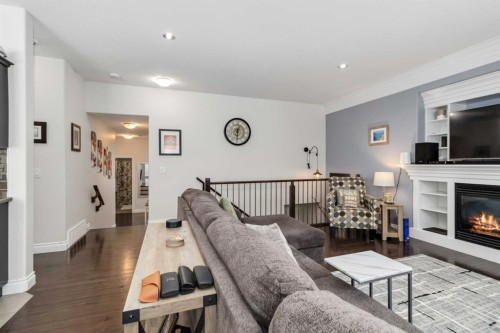 495 Killdeer Way, Fort Mcmurray, AB - Indoor Photo Showing Living Room With Fireplace