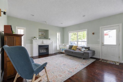 306 Berard Crescent, Fort Mcmurray, AB - Indoor Photo Showing Living Room With Fireplace