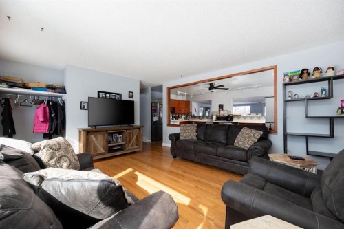 100 Christina Drive, Anzac, AB - Indoor Photo Showing Living Room
