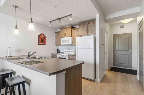 2117-204 Sparrow Hawk Drive, Fort Mcmurray, AB - Indoor Photo Showing Kitchen With Double Sink