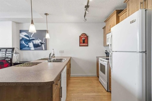 2117-204 Sparrow Hawk Drive, Fort Mcmurray, AB - Indoor Photo Showing Kitchen With Double Sink