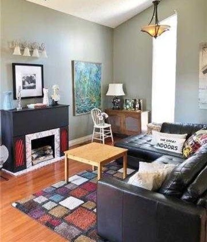 9105 96 Ave, Lac La Biche, AB - Indoor Photo Showing Living Room With Fireplace