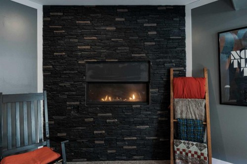 249 Coyote Crescent, Fort Mcmurray, AB - Indoor Photo Showing Other Room With Fireplace