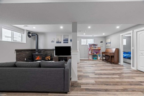 459 Killdeer Way, Fort Mcmurray, AB - Indoor With Fireplace