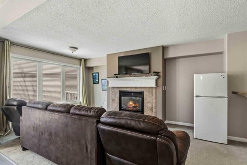 93-313 Millennium Drive, Fort Mcmurray, AB - Indoor Photo Showing Living Room With Fireplace