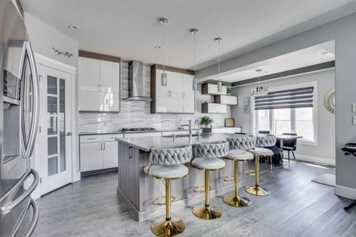 218 Prospect Drive, Fort Mcmurray, AB - Indoor Photo Showing Kitchen With Upgraded Kitchen