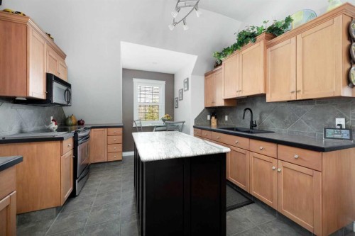 29 Baywin Road, Rural Athabasca County, AB - Indoor Photo Showing Kitchen With Double Sink