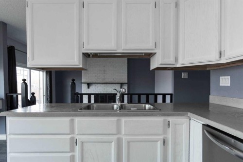 145 Robin Crescent, Fort Mcmurray, AB - Indoor Photo Showing Kitchen With Double Sink