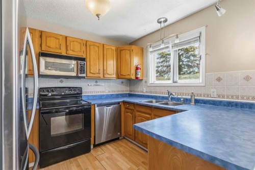 307 Cornwall Drive, Fort Mcmurray, AB - Indoor Photo Showing Kitchen With Double Sink