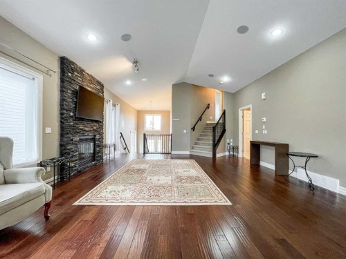 260 Killdeer Way, Fort Mcmurray, AB - Indoor With Fireplace