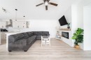 280 Caouette Crescent, Fort Mcmurray, AB  - Indoor Photo Showing Living Room With Fireplace 