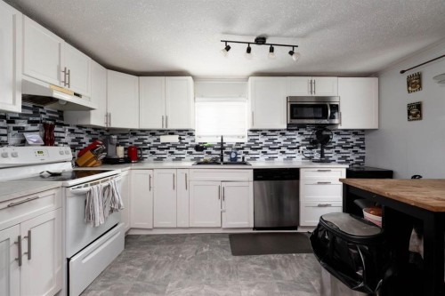 236 Grenfell Crescent, Fort Mcmurray, AB - Indoor Photo Showing Kitchen With Double Sink
