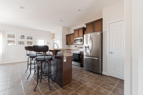 128 Coyote Crescent, Fort Mcmurray, AB - Indoor Photo Showing Kitchen With Stainless Steel Kitchen