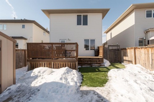 128 Coyote Crescent, Fort Mcmurray, AB - Outdoor With Deck Patio Veranda With Exterior