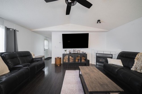 213 Mitchell Drive, Fort Mcmurray, AB - Indoor Photo Showing Living Room With Fireplace