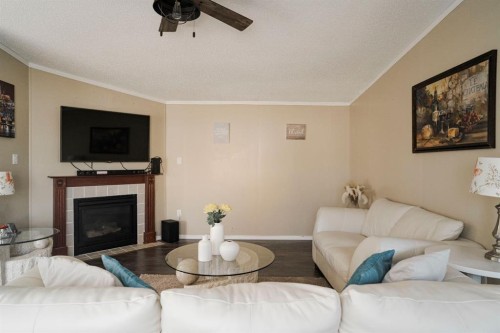 164 Balsam Way, Fort Mcmurray, AB - Indoor Photo Showing Living Room With Fireplace