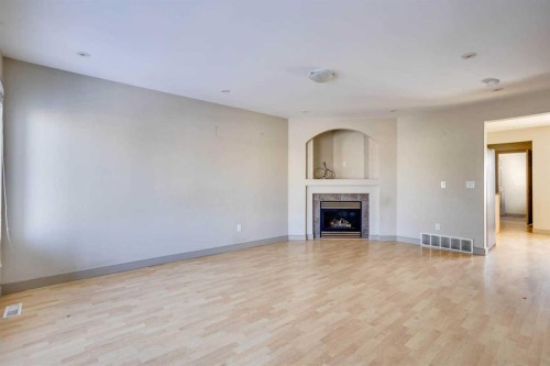 258 Fox Crescent, Fort Mcmurray, AB - Indoor Photo Showing Living Room With Fireplace