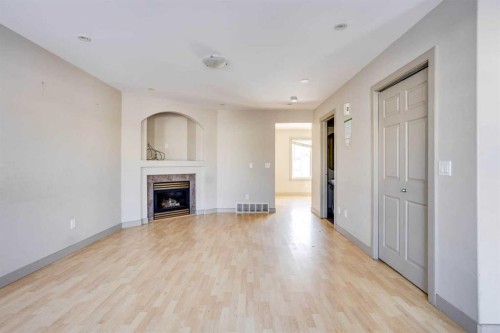 258 Fox Crescent, Fort Mcmurray, AB - Indoor Photo Showing Living Room With Fireplace