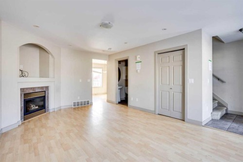 258 Fox Crescent, Fort Mcmurray, AB - Indoor Photo Showing Living Room With Fireplace
