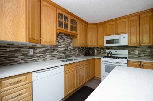 117 Goodwin Place, Fort Mcmurray, AB - Indoor Photo Showing Kitchen With Double Sink
