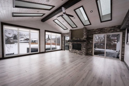 113 Dundas Road, Fort Mcmurray, AB - Indoor With Fireplace