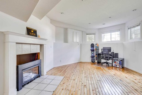 176 Burton Place, Fort Mcmurray, AB - Indoor With Fireplace