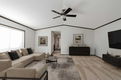 248 Caouette Crescent, Fort Mcmurray, AB - Indoor Photo Showing Living Room