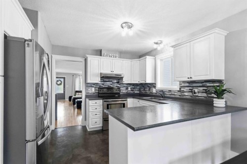 249 Fox Crescent, Fort Mcmurray, AB - Indoor Photo Showing Kitchen With Double Sink