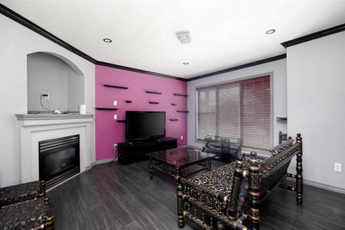 181 Grouse Way, Fort Mcmurray, AB - Indoor Photo Showing Living Room With Fireplace