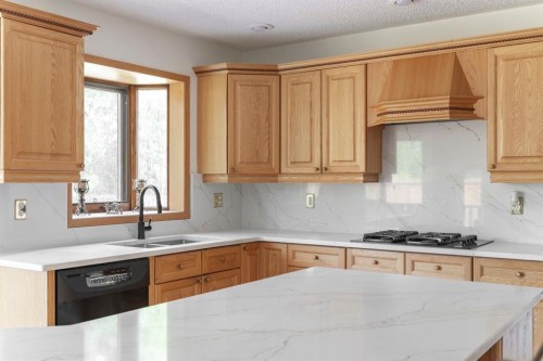 118 Dickins Close, Fort Mcmurray, AB - Indoor Photo Showing Kitchen With Double Sink