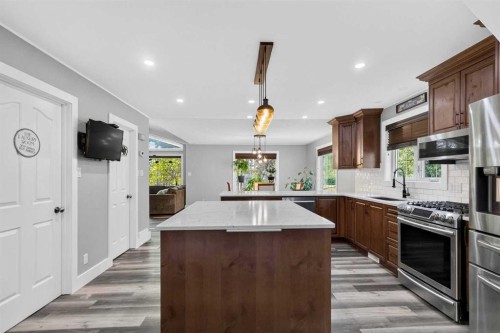102 Gregoire Drive, Anzac, AB - Indoor Photo Showing Kitchen With Stainless Steel Kitchen With Upgraded Kitchen