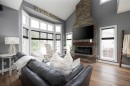 162 Chestnut Way, Fort Mcmurray, AB  - Indoor Photo Showing Living Room With Fireplace 