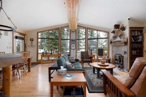 223 Labonte Drive, Rural Athabasca County, AB - Indoor With Fireplace