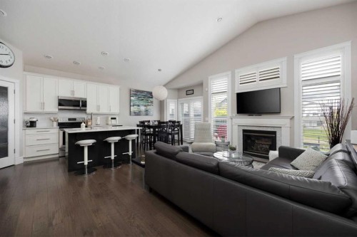 188 Pinnacle Place, Fort Mcmurray, AB - Indoor Photo Showing Living Room With Fireplace