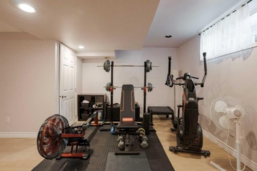 108 Norbasca Bay, Fort Mcmurray, AB - Indoor Photo Showing Gym Room
