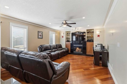 127 Pew Lane, Fort Mcmurray, AB - Indoor Photo Showing Living Room With Fireplace