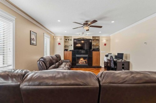 127 Pew Lane, Fort Mcmurray, AB - Indoor Photo Showing Living Room With Fireplace