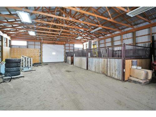 28125 Hwy 587, Rural Red Deer County, AB - Indoor Photo Showing Garage