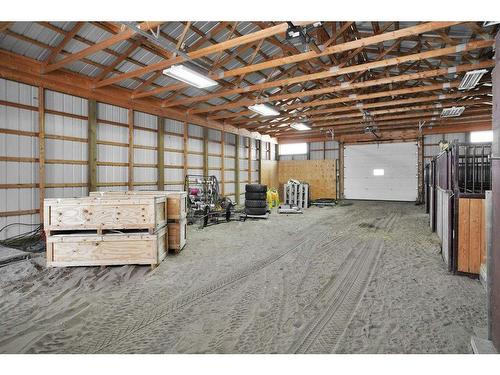 28125 Hwy 587, Rural Red Deer County, AB - Indoor Photo Showing Garage