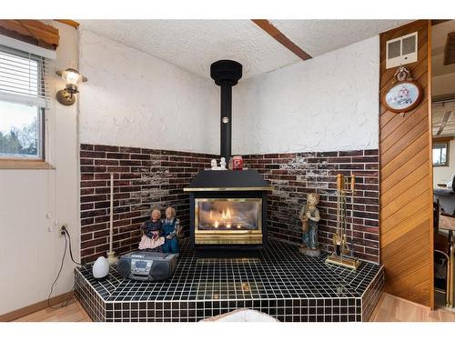 7 Bluejay Crescent, Sedgewick, AB - Indoor With Fireplace